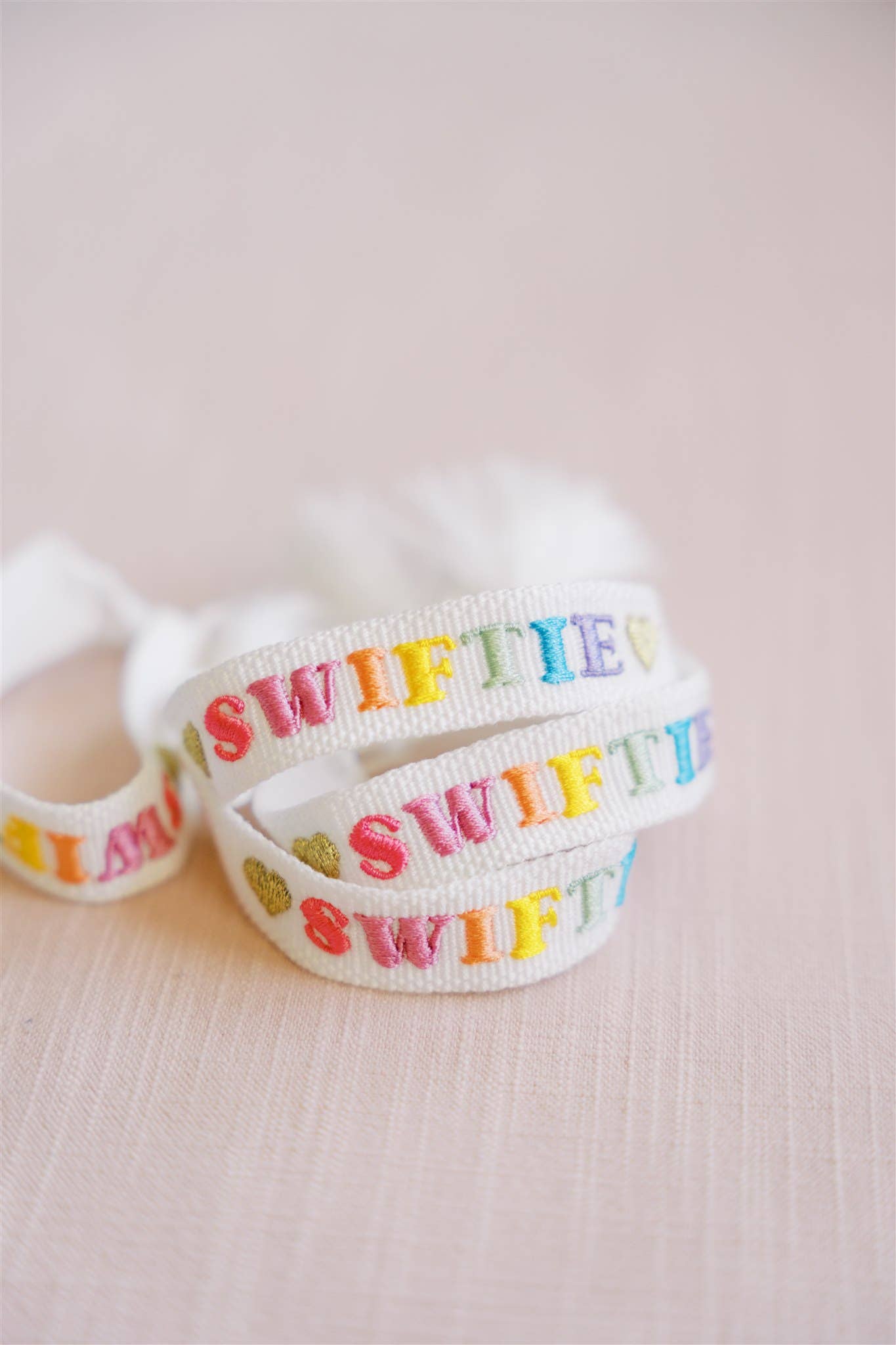 Rainbow Swiftie | Woven Bracelet-Gracefully Made Art-Sister Shirts, Cute & Custom Tees for Mama & Littles in Trussville, Alabama.