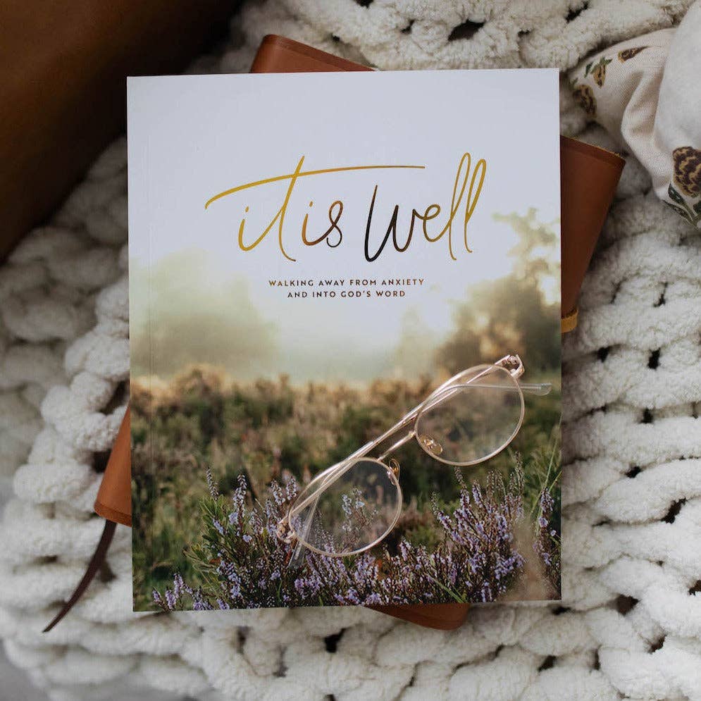 It Is Well | Anxiety Study-Home - Stationery - Books-The Daily Grace Co-Sister Shirts, Cute & Custom Tees for Mama & Littles in Trussville, Alabama.