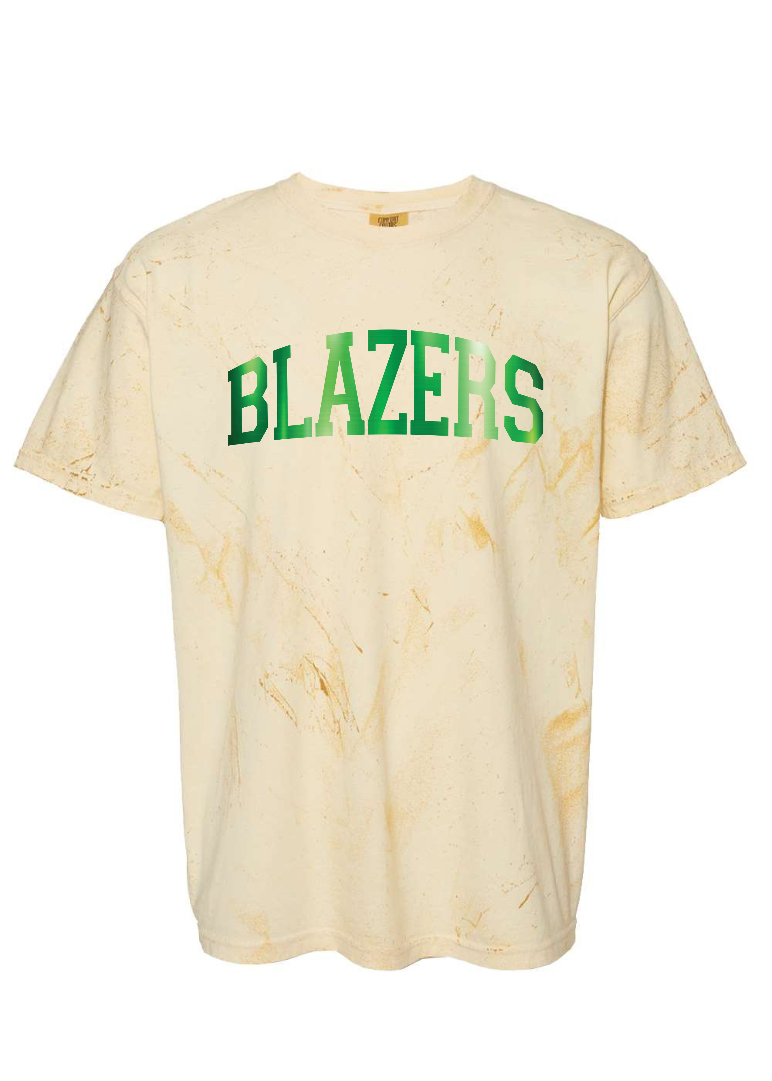 Blazers Foil | Adult Colorblast Tee-Womens - Tops - Tees-Sister Shirts-Sister Shirts, Cute & Custom Tees for Mama & Littles in Trussville, Alabama.
