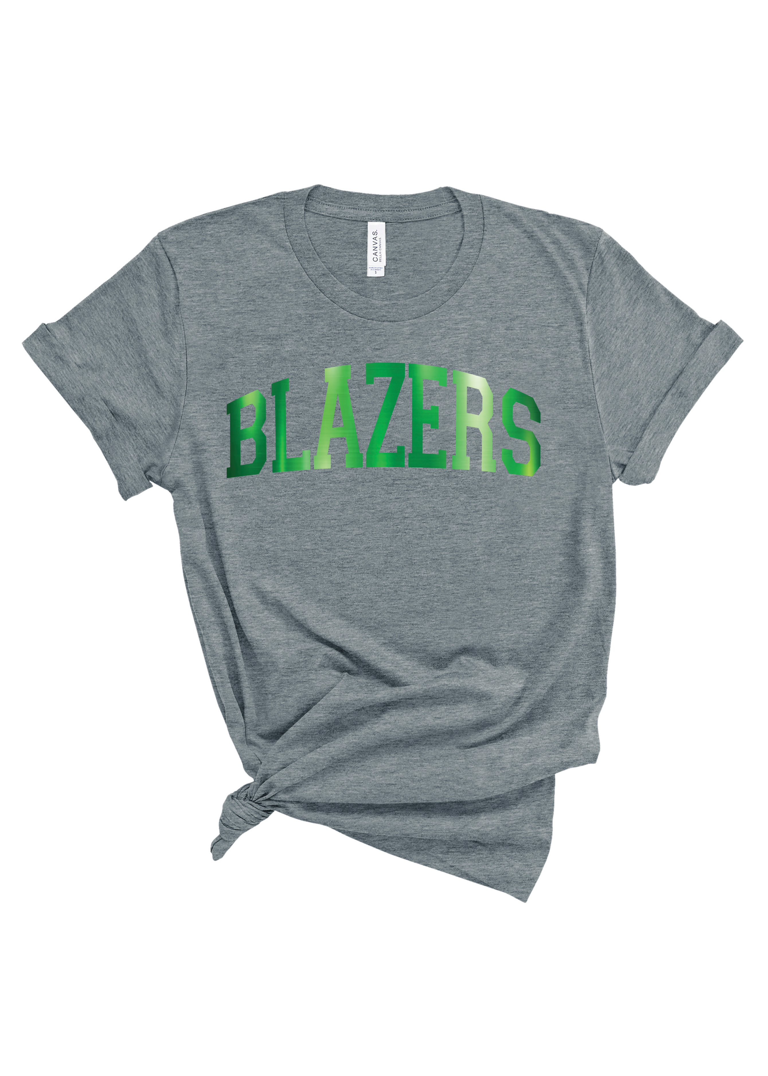 Blazers Foil | Adult Tee-Womens - Tops - Tees-Sister Shirts-Sister Shirts, Cute & Custom Tees for Mama & Littles in Trussville, Alabama.