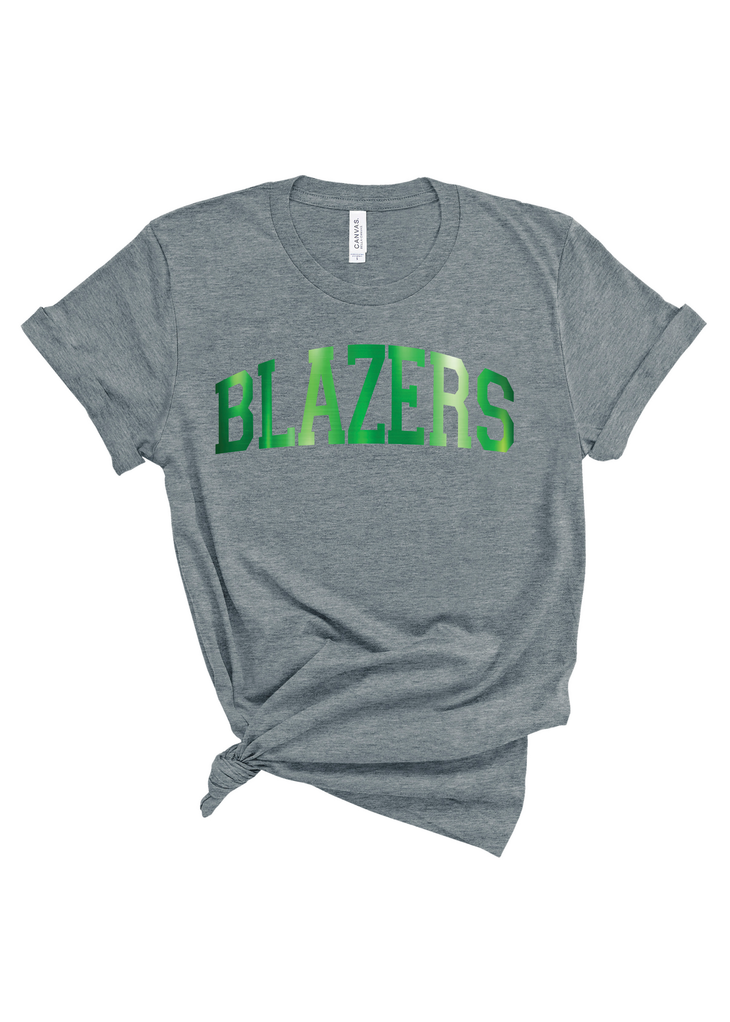 Blazers Foil | Adult Tee-Adult Tee-Sister Shirts-Sister Shirts, Cute & Custom Tees for Mama & Littles in Trussville, Alabama.