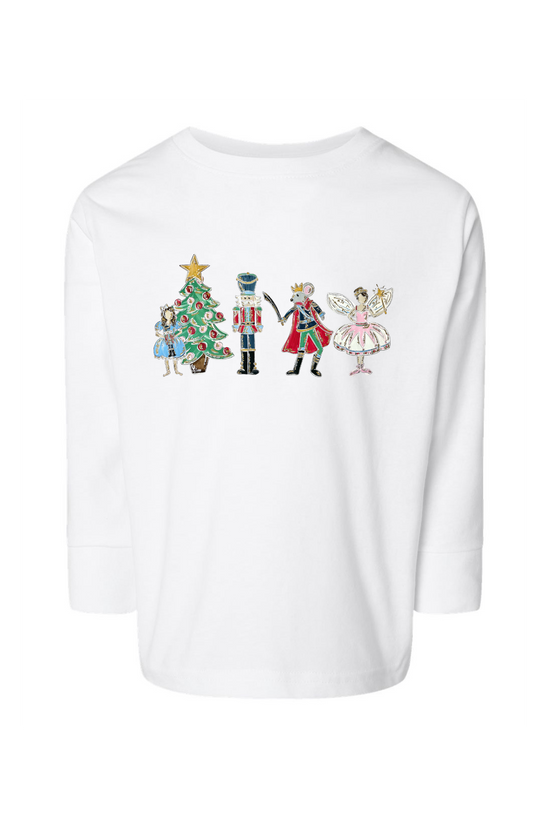 DL Designs Nutcracker | Kids Long Sleeve Tee-Kids Tees-Sister Shirts-Sister Shirts, Cute & Custom Tees for Mama & Littles in Trussville, Alabama.