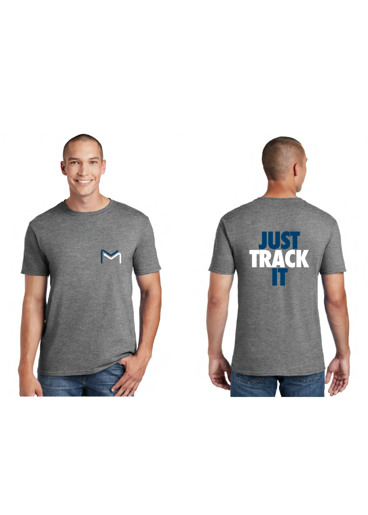 Just Track It | Pocket+Back | Adult Tee-Sister Shirts-Sister Shirts, Cute & Custom Tees for Mama & Littles in Trussville, Alabama.