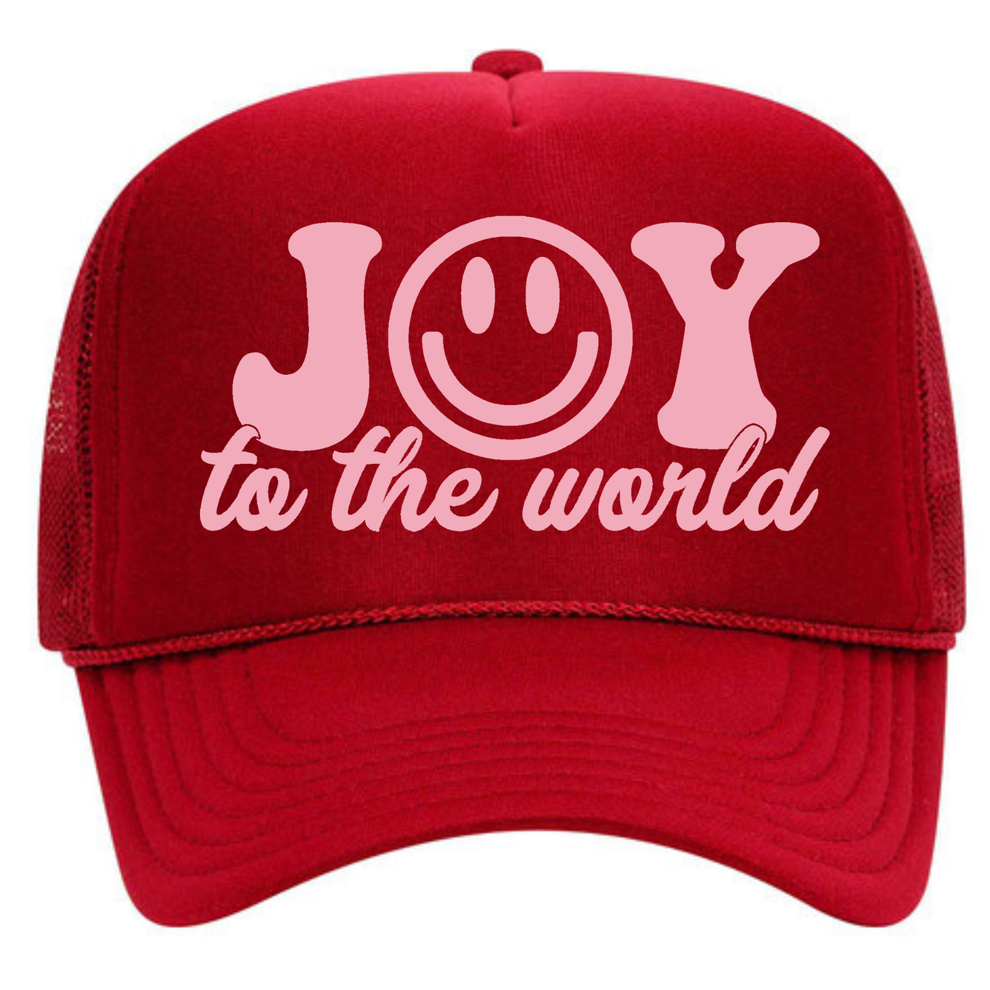 Joy to the World | Adult Trucker Hat-Hats-Sister Shirts-Sister Shirts, Cute & Custom Tees for Mama & Littles in Trussville, Alabama.