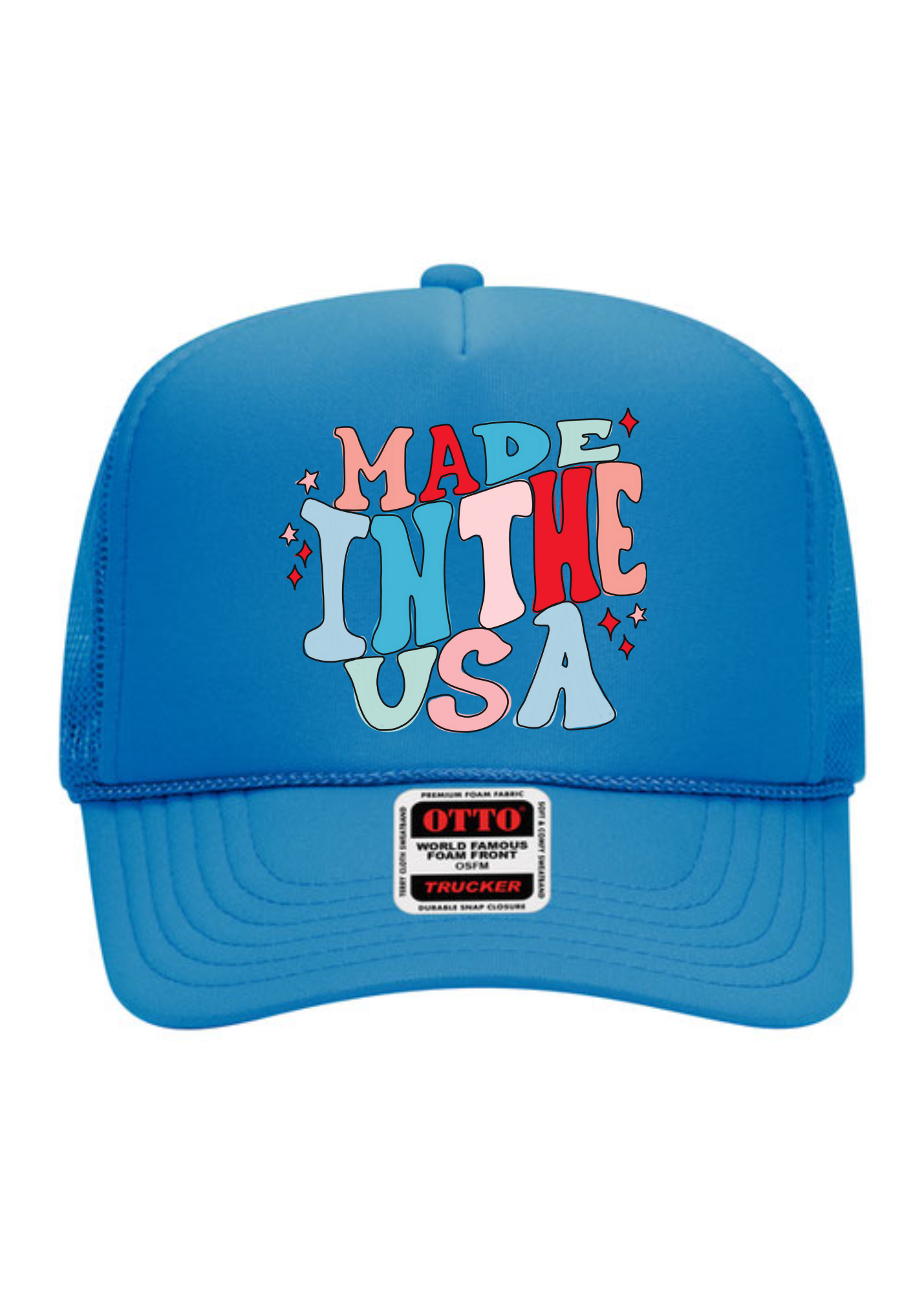 Made in the USA | Trucker Hat-Women - Accessories - Hats-Sister Shirts-Sister Shirts, Cute & Custom Tees for Mama & Littles in Trussville, Alabama.