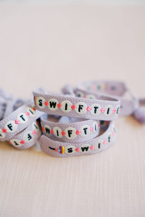 Swiftie | Woven Bracelet-Gracefully Made Art-Sister Shirts, Cute & Custom Tees for Mama & Littles in Trussville, Alabama.