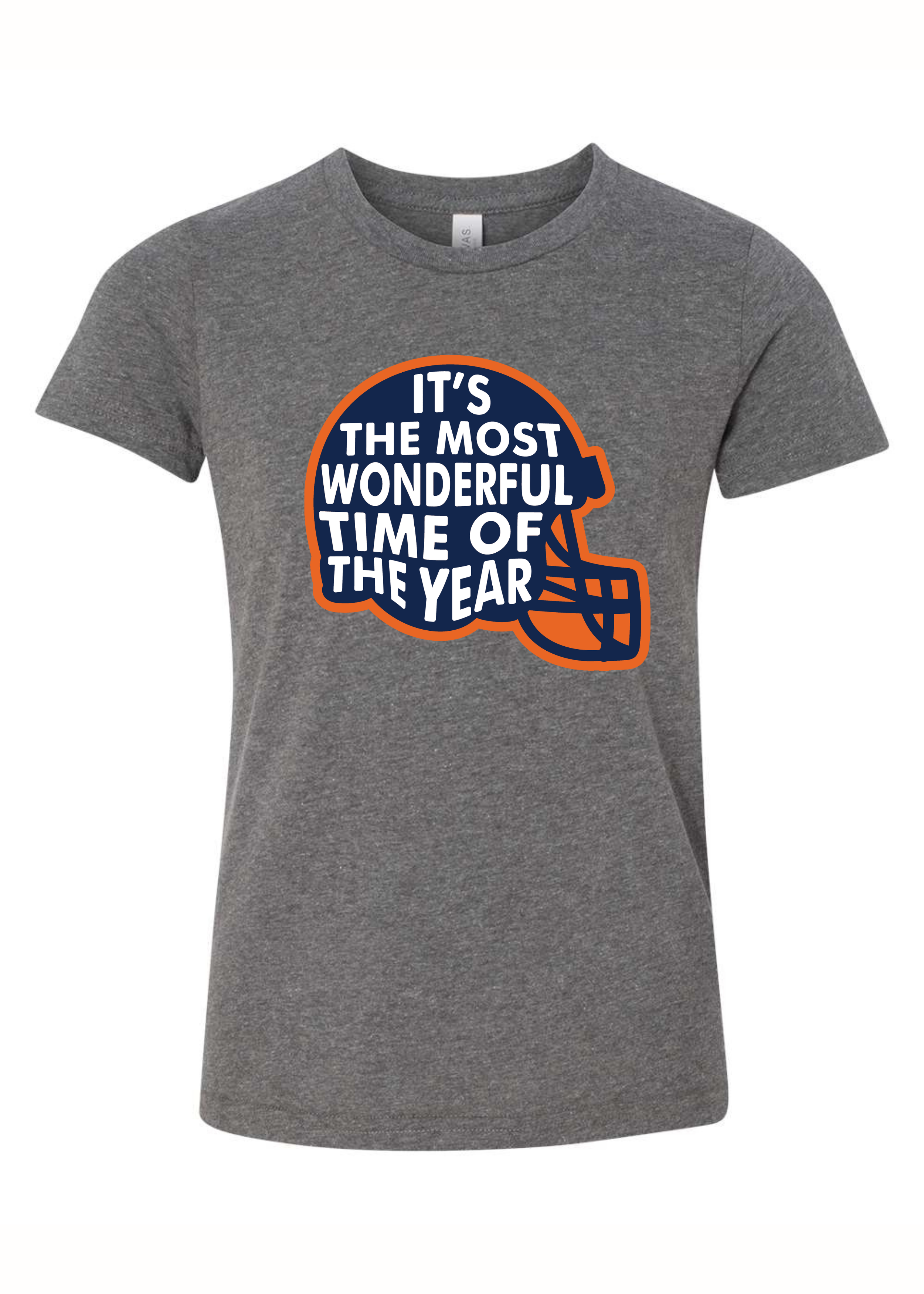 Auburn Most Wonderful Time Helmet | Kids Tee-Youth - Tops - Tees-Sister Shirts-Sister Shirts, Cute & Custom Tees for Mama & Littles in Trussville, Alabama.