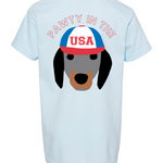 Pawty in the USA | Kids Tee-Kids Tees-Sister Shirts-Sister Shirts, Cute & Custom Tees for Mama & Littles in Trussville, Alabama.