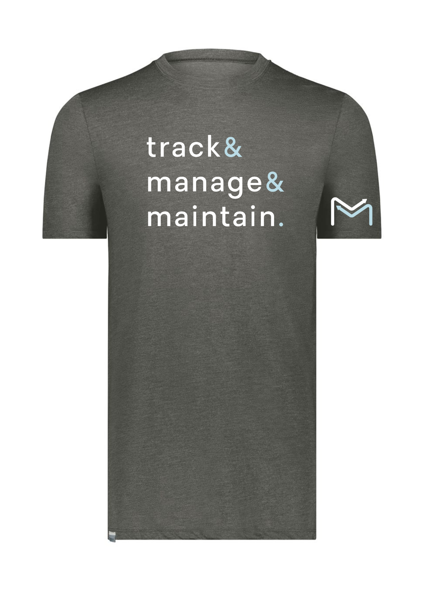 Track+Manage+Maintain | Adult Performance Tee-Mens - Tops - Tees-Sister Shirts-Sister Shirts, Cute & Custom Tees for Mama & Littles in Trussville, Alabama.