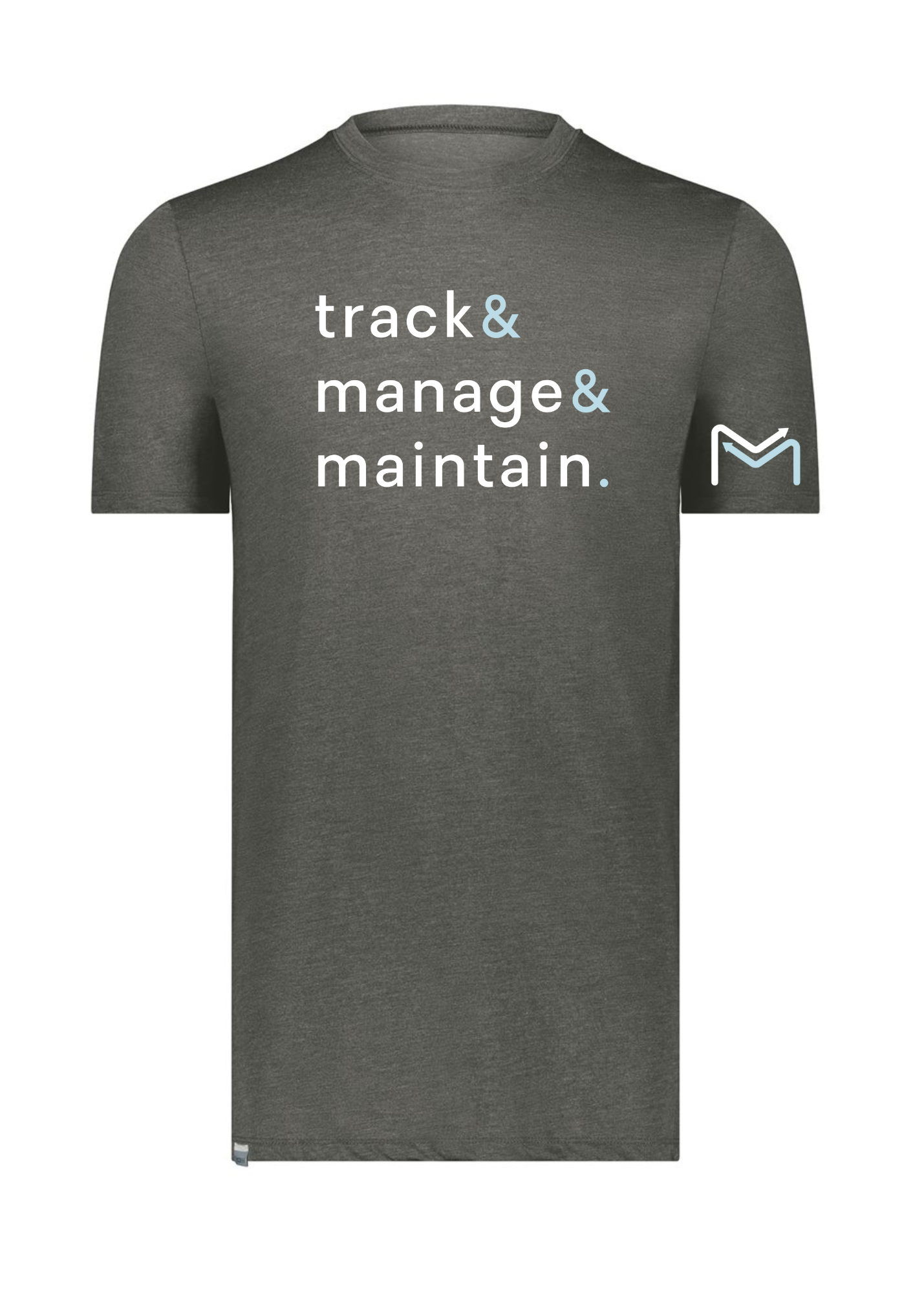 Track+Manage+Maintain | Adult Performance Tee-Performance Tee-Sister Shirts-Sister Shirts, Cute & Custom Tees for Mama & Littles in Trussville, Alabama.