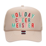 Holiday Cheer Meister | Youth + Adult Trucker Hat-Hats-Sister Shirts-Sister Shirts, Cute & Custom Tees for Mama & Littles in Trussville, Alabama.