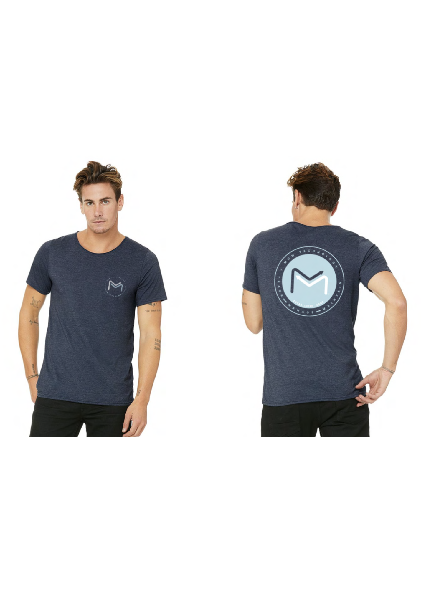 Mcmtech Circle | Pocket+Back | Adult Tee-Sister Shirts-Sister Shirts, Cute & Custom Tees for Mama & Littles in Trussville, Alabama.