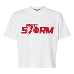 Red Storm | Mom Crop Tee-Womens - Tops - Tees-Sister Shirts-Sister Shirts, Cute & Custom Tees for Mama & Littles in Trussville, Alabama.