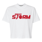 Red Storm | Mom Crop Tee-Womens - Tops - Tees-Sister Shirts-Sister Shirts, Cute & Custom Tees for Mama & Littles in Trussville, Alabama.