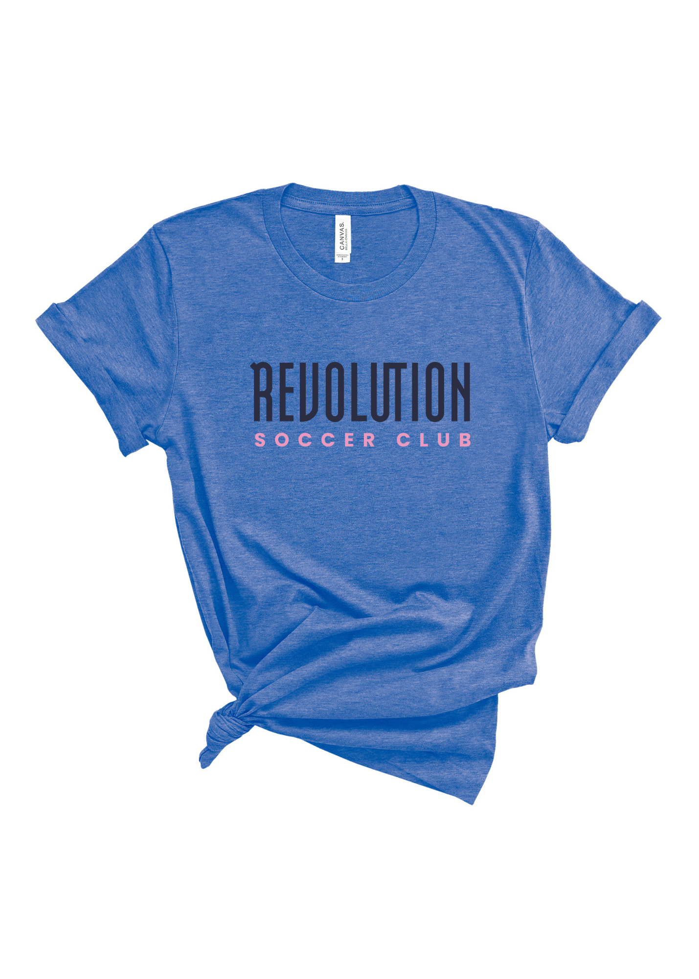 Revolution Soccer Club | Adult Tee-Womens - Tops - Tees-Sister Shirts-Sister Shirts, Cute & Custom Tees for Mama & Littles in Trussville, Alabama.