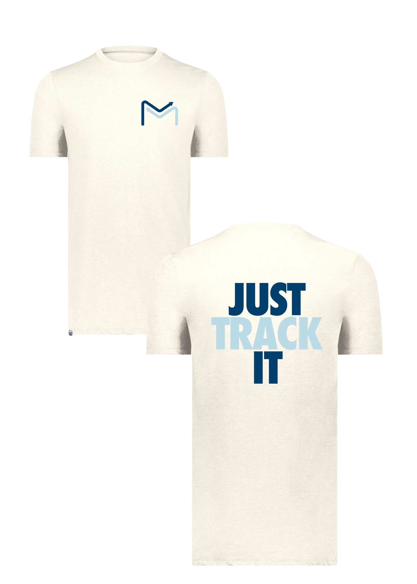 Just Track It | Pocket+Back | Adult Performance Tee-Sister Shirts-Sister Shirts, Cute & Custom Tees for Mama & Littles in Trussville, Alabama.