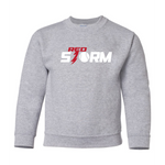 Red Storm | Youth Crewneck-Youth - Tops - Sweatshirts-Sister Shirts-Sister Shirts, Cute & Custom Tees for Mama & Littles in Trussville, Alabama.