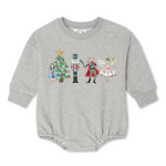 DL Designs Nutcracker | Baby Bubble Sweatshirt Romper-Rompers-Sister Shirts-Sister Shirts, Cute & Custom Tees for Mama & Littles in Trussville, Alabama.