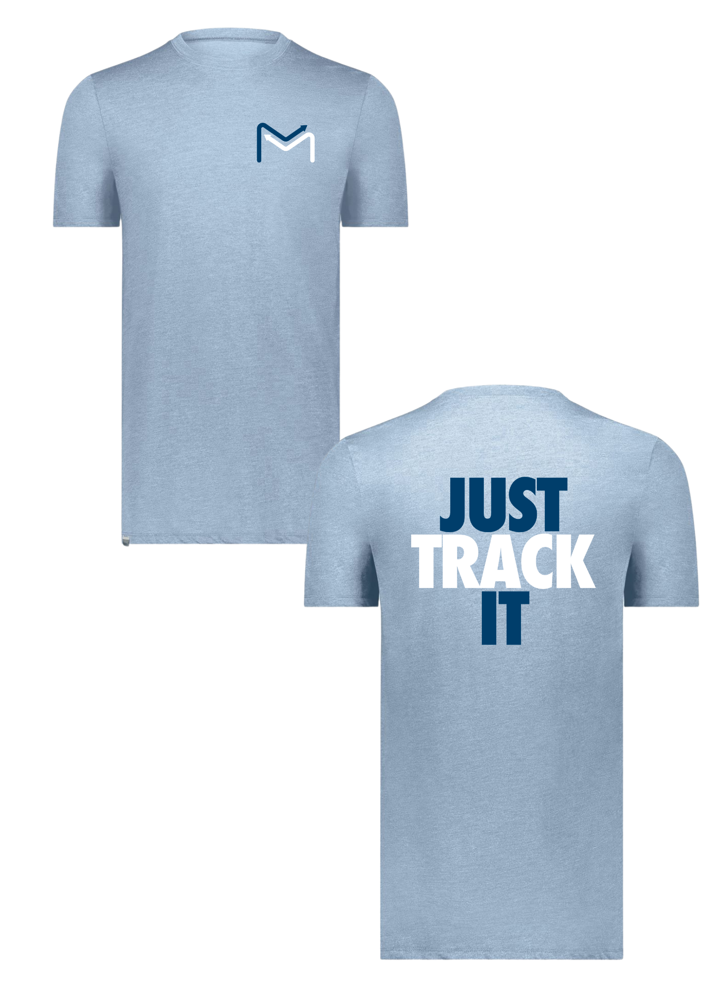 Just Track It | Pocket+Back | Adult Performance Tee-Sister Shirts-Sister Shirts, Cute & Custom Tees for Mama & Littles in Trussville, Alabama.