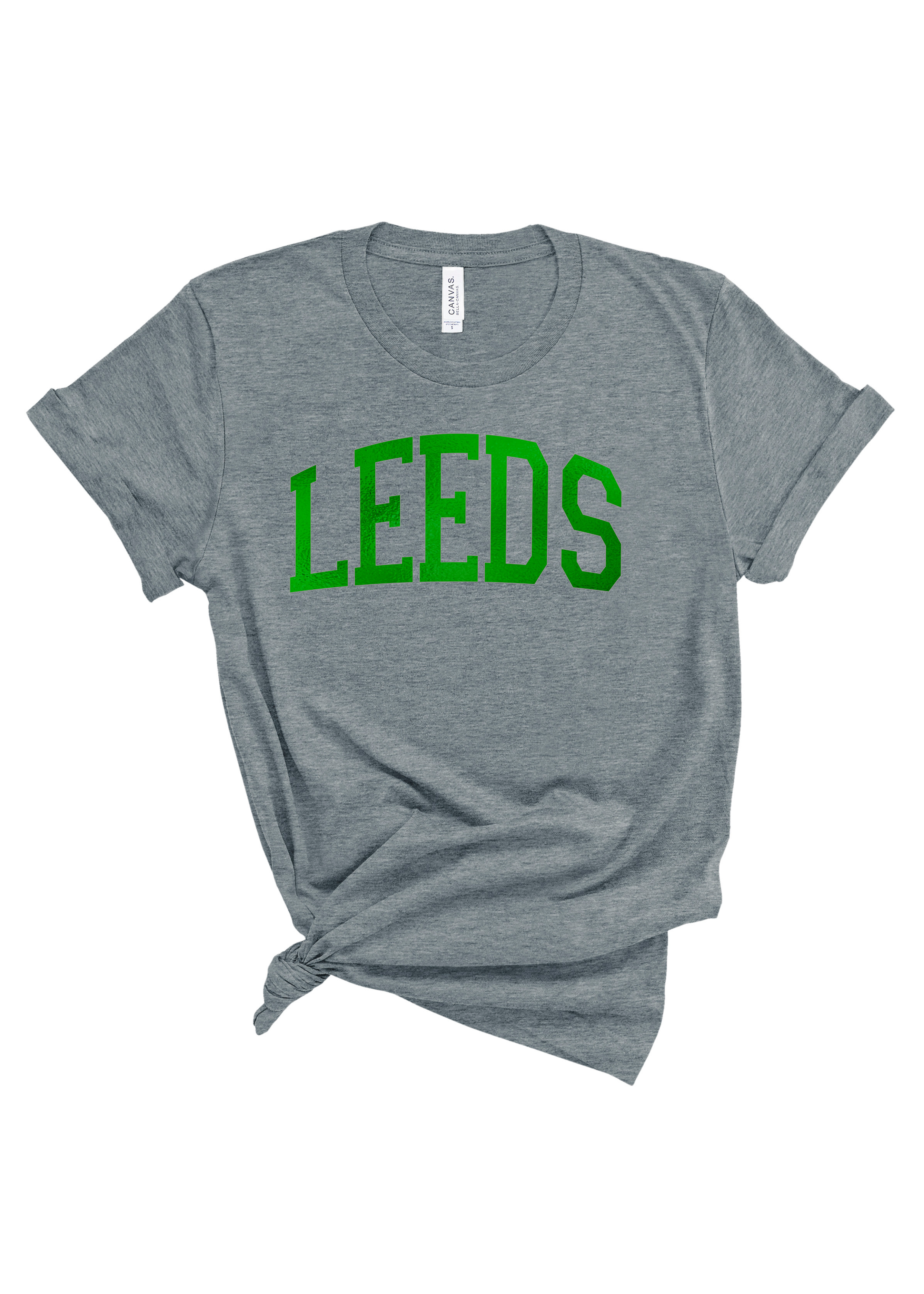 Leeds Foil | Adult Tee-Womens - Tops - Tees-Sister Shirts-Sister Shirts, Cute & Custom Tees for Mama & Littles in Trussville, Alabama.