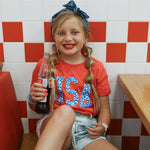 USA Leopard | Kids Tee | RTS-Kids Tees-Sister Shirts-Sister Shirts, Cute & Custom Tees for Mama & Littles in Trussville, Alabama.