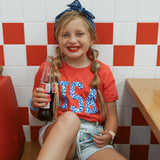 USA Leopard | Kids Tee | RTS-Kids Tees-Sister Shirts-Sister Shirts, Cute & Custom Tees for Mama & Littles in Trussville, Alabama.