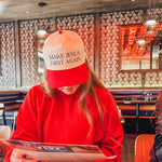 Make Jesus First Again Hat-Women - Accessories - Hats-Sister Shirts-Sister Shirts, Cute & Custom Tees for Mama & Littles in Trussville, Alabama.