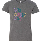 Oh Happy Day | Kids Tee-Youth - Tops - Tees-Sister Shirts-Sister Shirts, Cute & Custom Tees for Mama & Littles in Trussville, Alabama.