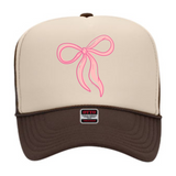 Oversized Bow | Adult Trucker Hat-Women - Accessories - Hats-Sister Shirts-Sister Shirts, Cute & Custom Tees for Mama & Littles in Trussville, Alabama.