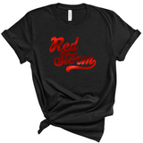 Red Storm Foil | Adult Tee-Womens - Tops - Tees-Sister Shirts-Sister Shirts, Cute & Custom Tees for Mama & Littles in Trussville, Alabama.