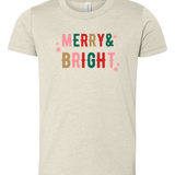 Merry + Bright | Kids Tee-Kids Tees-Sister Shirts-Sister Shirts, Cute & Custom Tees for Mama & Littles in Trussville, Alabama.