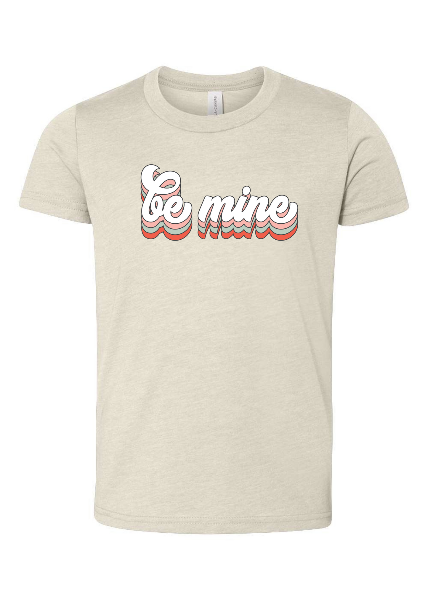 Be Mine Groovy | Kids Tee-Kids Tees-Sister Shirts-Sister Shirts, Cute & Custom Tees for Mama & Littles in Trussville, Alabama.