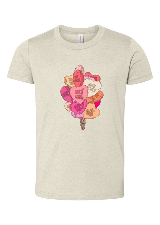 Heart Balloon Bouquet | Kids Tee-Kids Tees-Sister Shirts-Sister Shirts, Cute & Custom Tees for Mama & Littles in Trussville, Alabama.