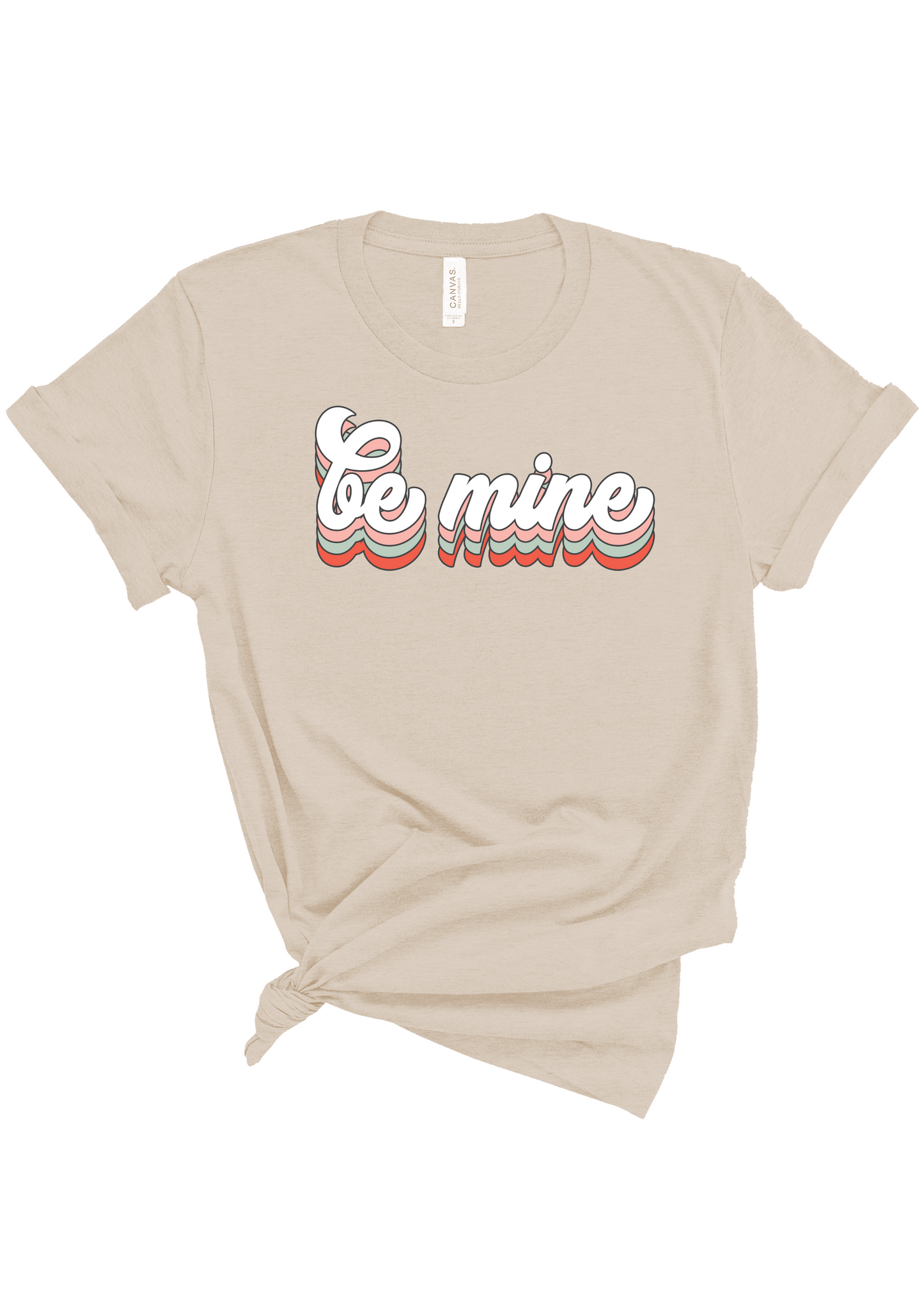 Be Mine Groovy | Adult Tee-Adult Tee-Sister Shirts-Sister Shirts, Cute & Custom Tees for Mama & Littles in Trussville, Alabama.