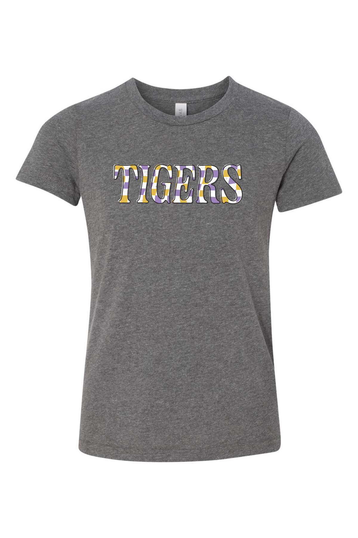 Springville Tigers Checkered | Kids Tee-Kids Tees-Sister Shirts-Sister Shirts, Cute & Custom Tees for Mama & Littles in Trussville, Alabama.