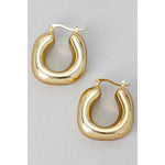 Everyday Luxe | Stainless Steel Hoop Earrings-Women - Jewelry - Earrings-Girly-Sister Shirts, Cute & Custom Tees for Mama & Littles in Trussville, Alabama.