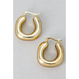 Everyday Luxe | Stainless Steel Hoop Earrings-Women - Jewelry - Earrings-Girly-Sister Shirts, Cute & Custom Tees for Mama & Littles in Trussville, Alabama.