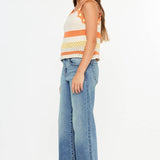 Cool Cuff Crop | Youth Wide Leg Jeans-Youth - Bottoms - Jeans-Kan Can USA-Sister Shirts, Cute & Custom Tees for Mama & Littles in Trussville, Alabama.