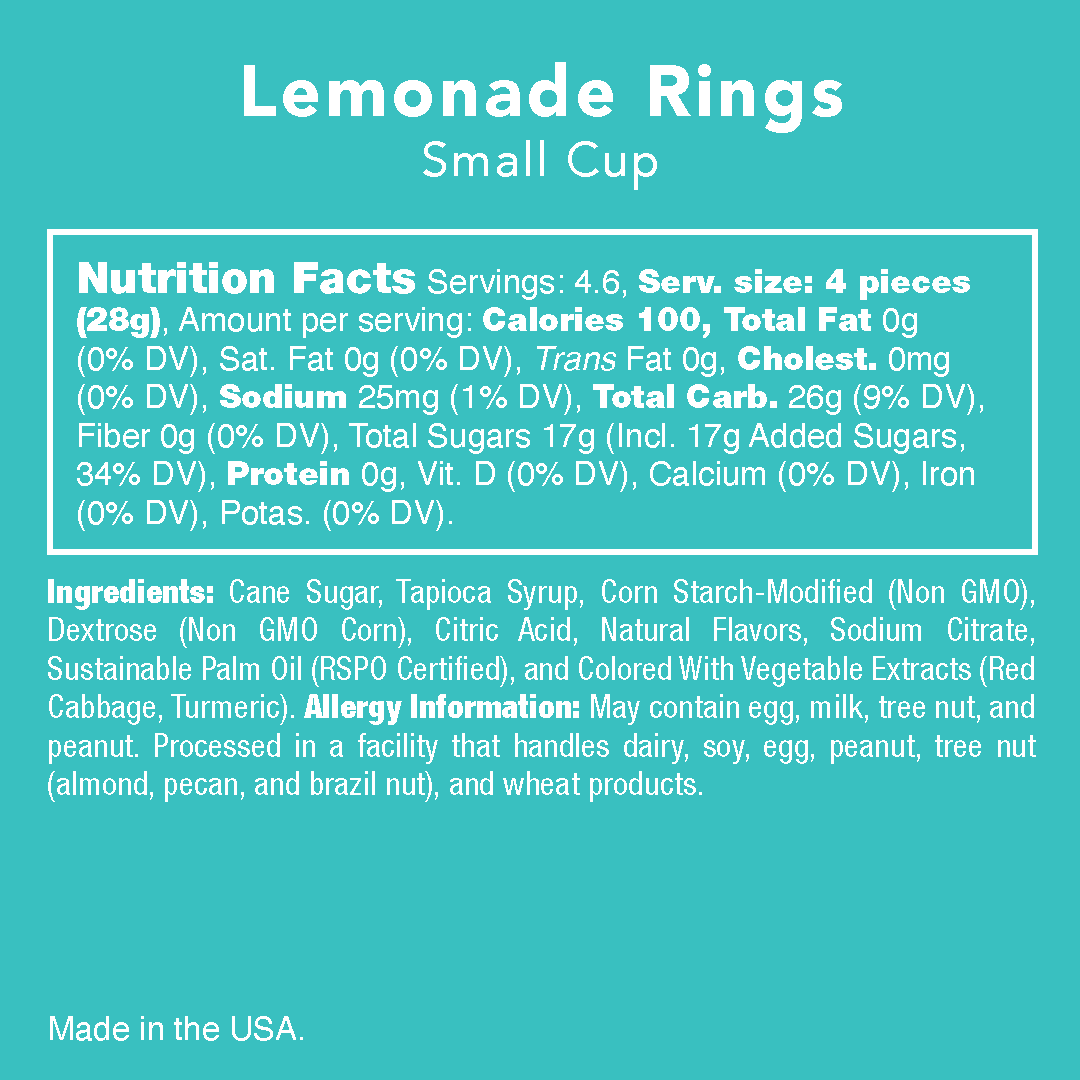 Gummy Candy Lemonade Rings-Candy Club-Sister Shirts, Cute & Custom Tees for Mama & Littles in Trussville, Alabama.