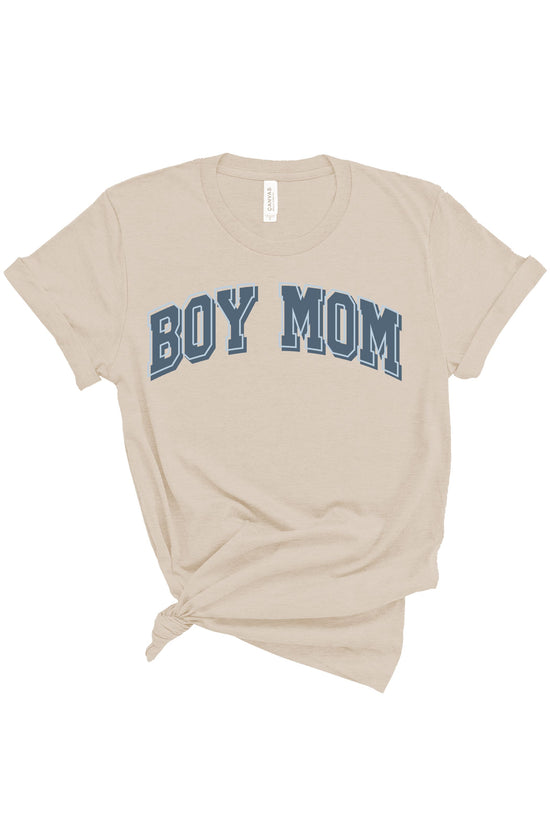 Load image into Gallery viewer, Boy Mom | Adult Tee-Adult Tee-Sister Shirts-Sister Shirts, Cute &amp;amp; Custom Tees for Mama &amp;amp; Littles in Trussville, Alabama.
