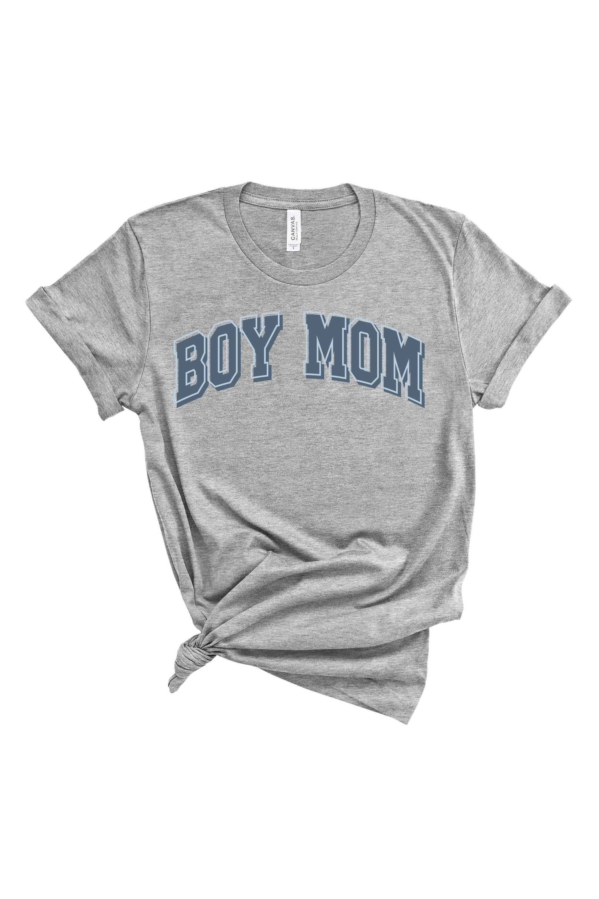 Boy Mom | Tee | Adults-Sister Shirts-Sister Shirts, Cute & Custom Tees for Mama & Littles in Trussville, Alabama.
