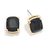 Cantabile Earrings | Black Studs-Women - Jewelry - Earrings-judson & co-Sister Shirts, Cute & Custom Tees for Mama & Littles in Trussville, Alabama.