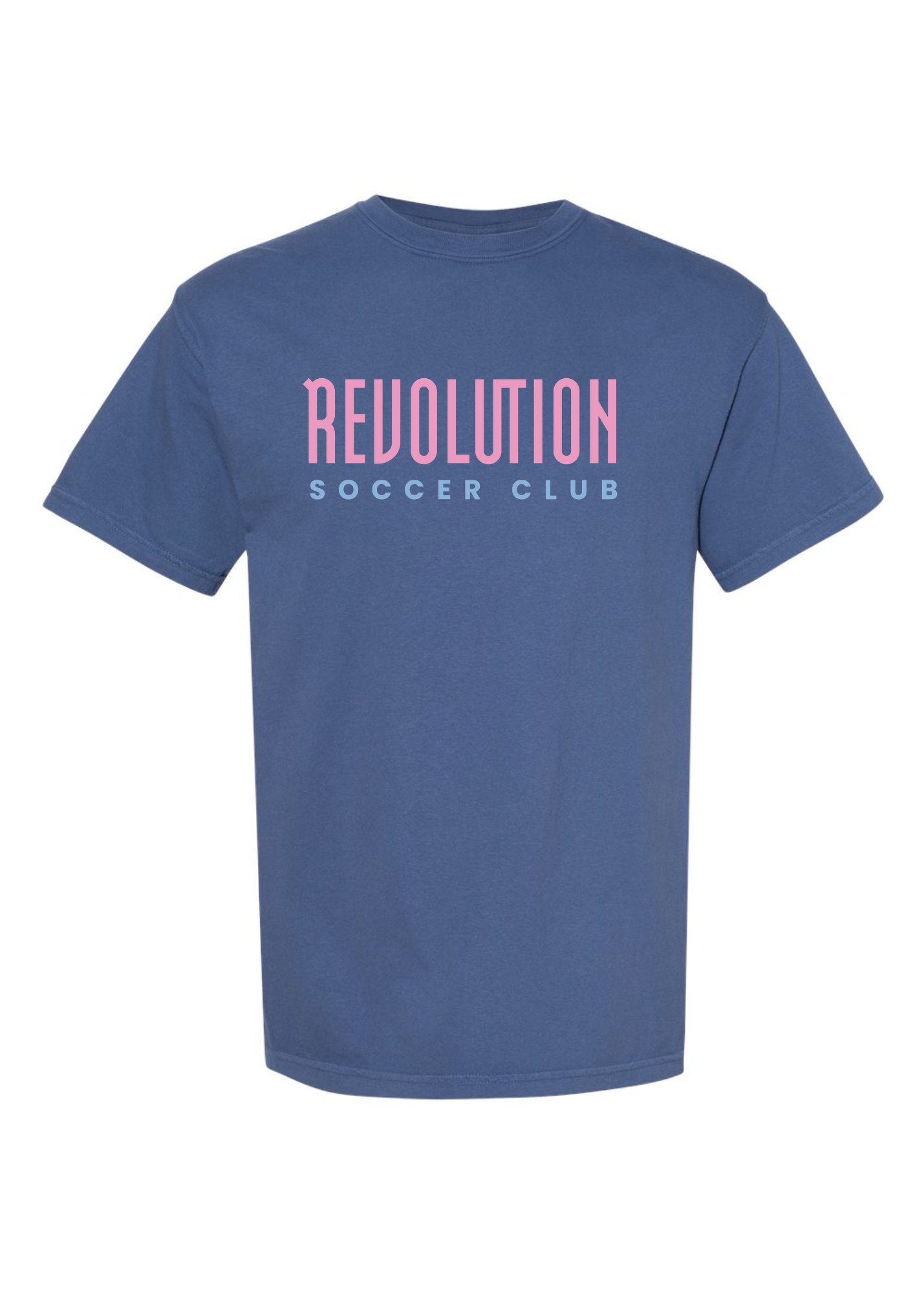 Revolution Soccer Club | Adult Garment Dyed Tee-Womens - Tops - Tees-Sister Shirts-Sister Shirts, Cute & Custom Tees for Mama & Littles in Trussville, Alabama.