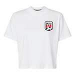 Trussville United | Mom Crop Tee-Womens - Tops - Tees-Sister Shirts-Sister Shirts, Cute & Custom Tees for Mama & Littles in Trussville, Alabama.