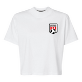 Trussville United | Mom Crop Tee-Womens - Tops - Tees-Sister Shirts-Sister Shirts, Cute & Custom Tees for Mama & Littles in Trussville, Alabama.