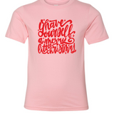 Merry Little Christmas | Youth Tee-Kids Tees-Sister Shirts-Sister Shirts, Cute & Custom Tees for Mama & Littles in Trussville, Alabama.