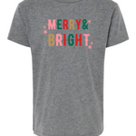 Merry + Bright | Kids Tee-Kids Tees-Sister Shirts-Sister Shirts, Cute & Custom Tees for Mama & Littles in Trussville, Alabama.