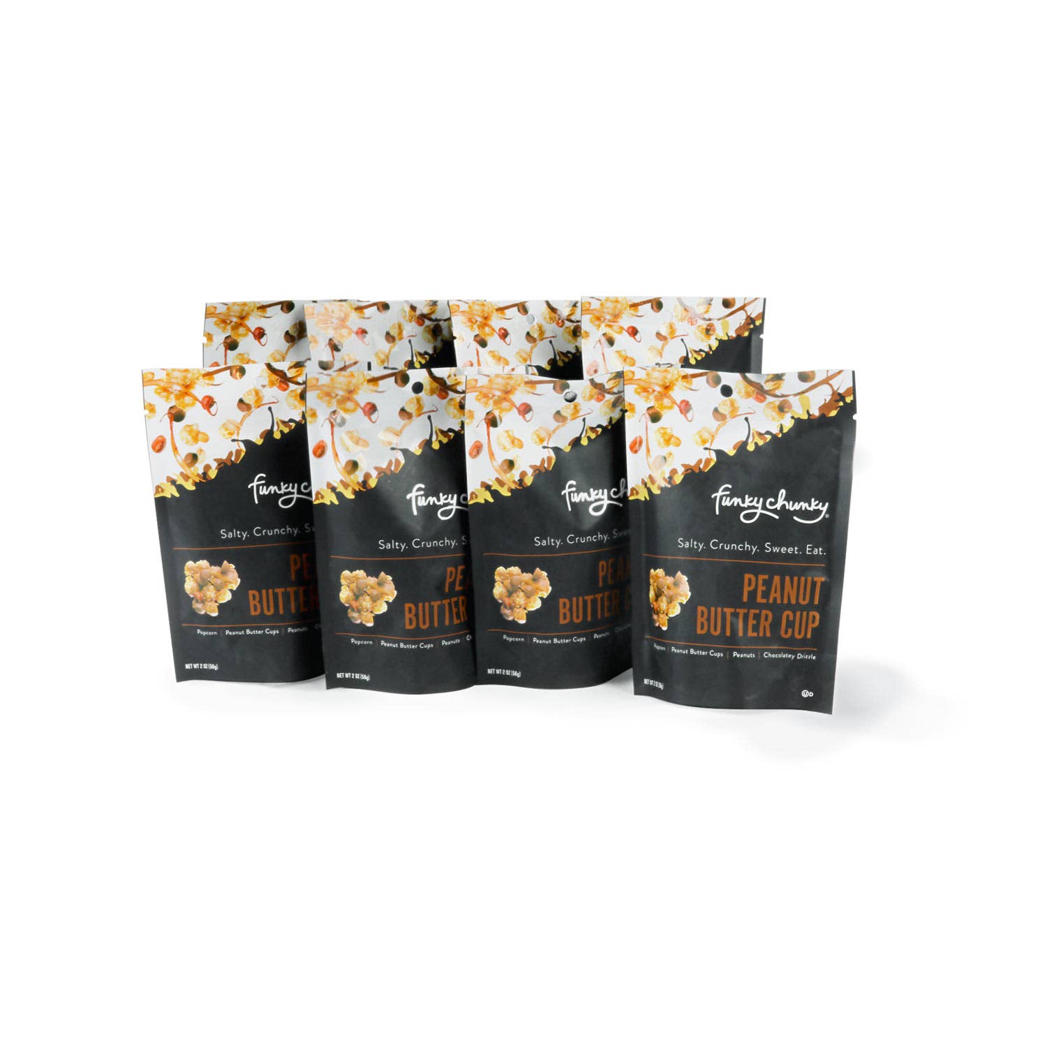 Peanut Butter Cup | Chocolate Popcorn | 2-ounce Bags-Home - Gourmet-Funky Chunky-Sister Shirts, Cute & Custom Tees for Mama & Littles in Trussville, Alabama.