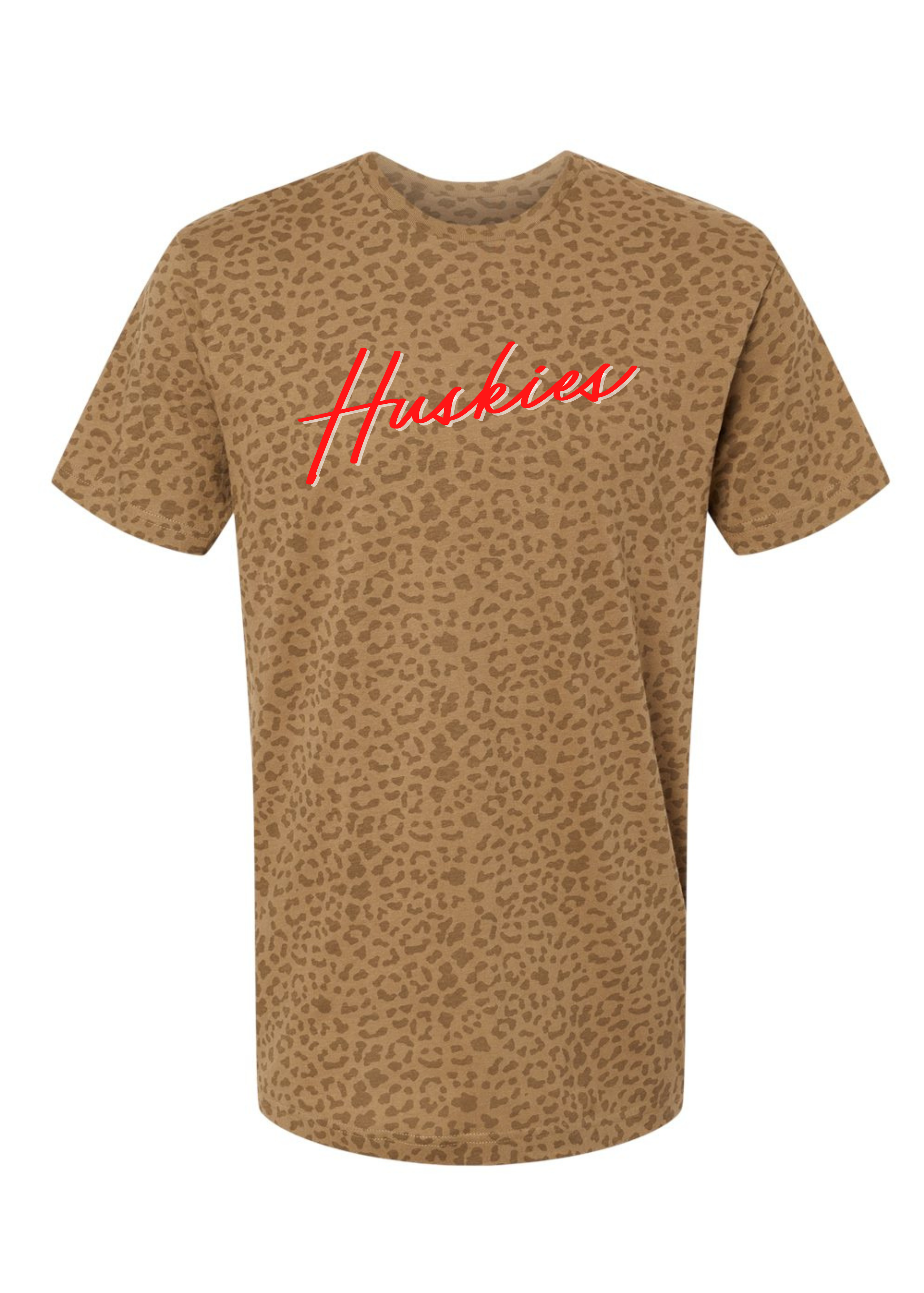 Cheetah Bayshore Huskies | Adult Tee-Womens - Tops - Tees-Sister Shirts-Sister Shirts, Cute & Custom Tees for Mama & Littles in Trussville, Alabama.