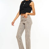 Leopard Lane | High Rise Straight Jeans-Women - Bottoms - Pants-Kan Can USA-Sister Shirts, Cute & Custom Tees for Mama & Littles in Trussville, Alabama.